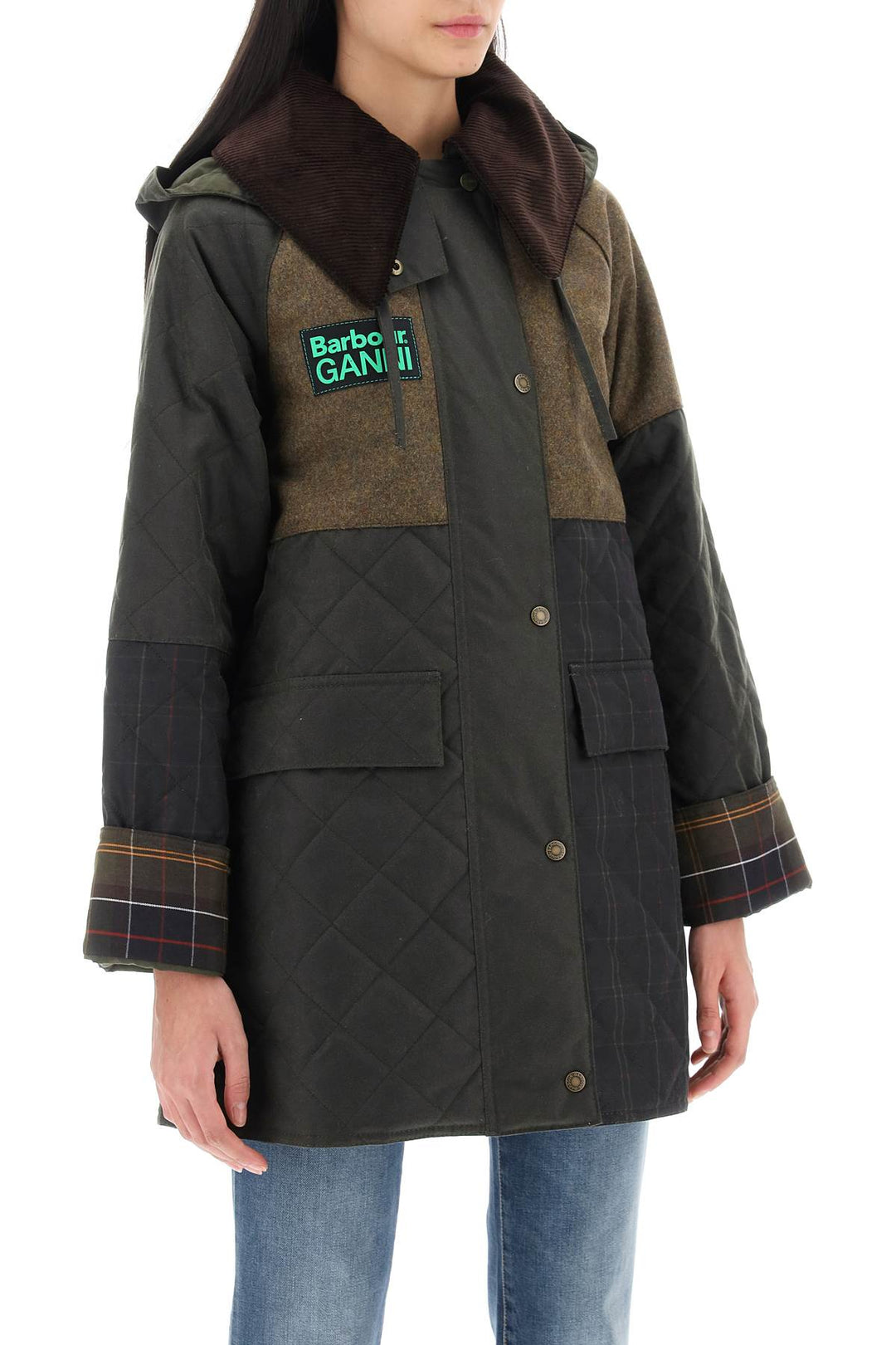 Burghley Midi Waxed Jacket - Barbour X Ganni - Women