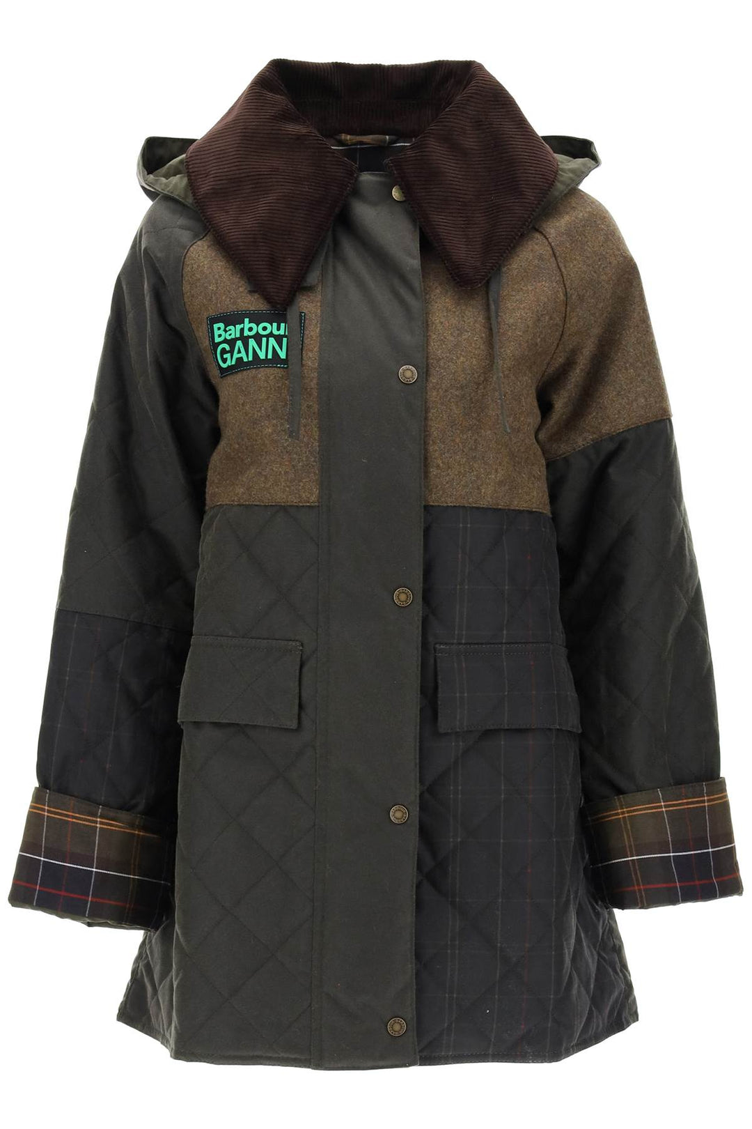 Burghley Midi Waxed Jacket - Barbour X Ganni - Women