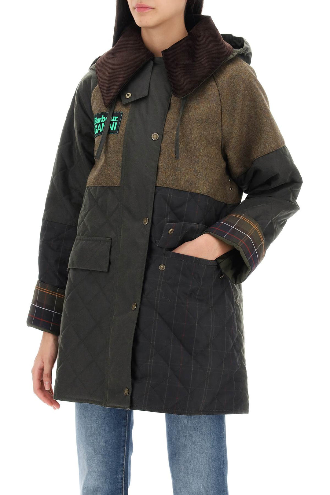 Burghley Midi Waxed Jacket - Barbour X Ganni - Women