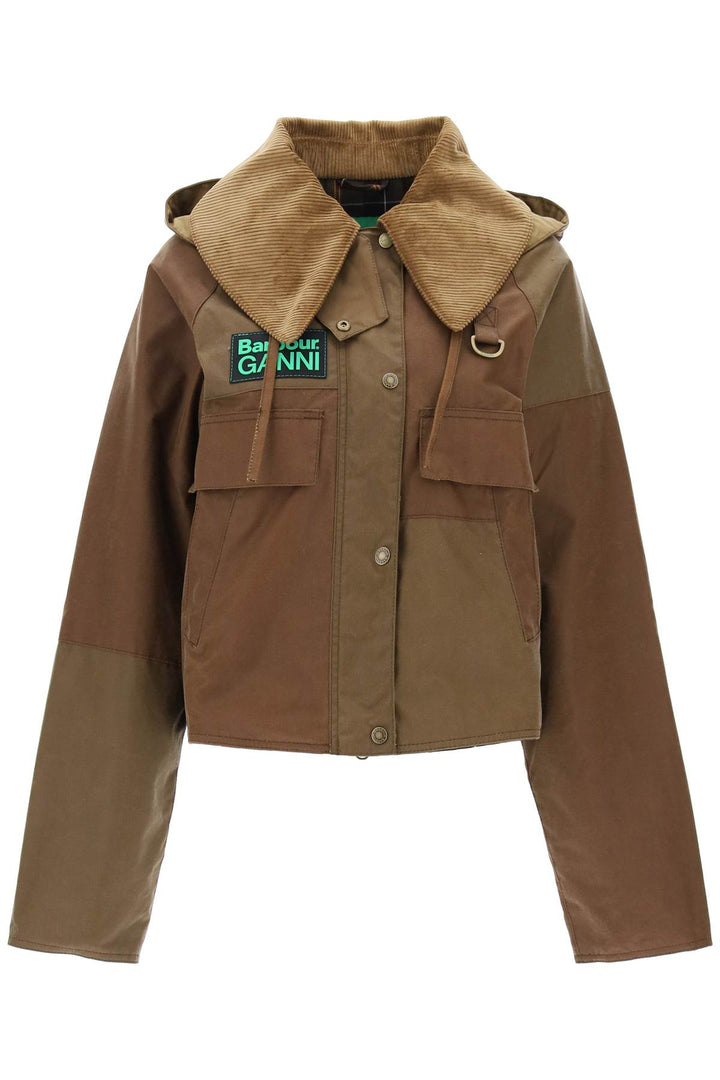 Block Spey Waxed Jacket - Barbour X Ganni - Women