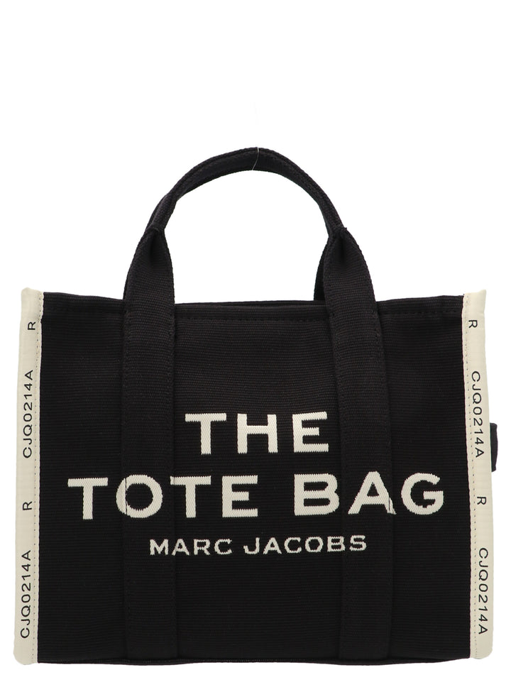 The Jacquard Medium Tote Tote Bag White/Black