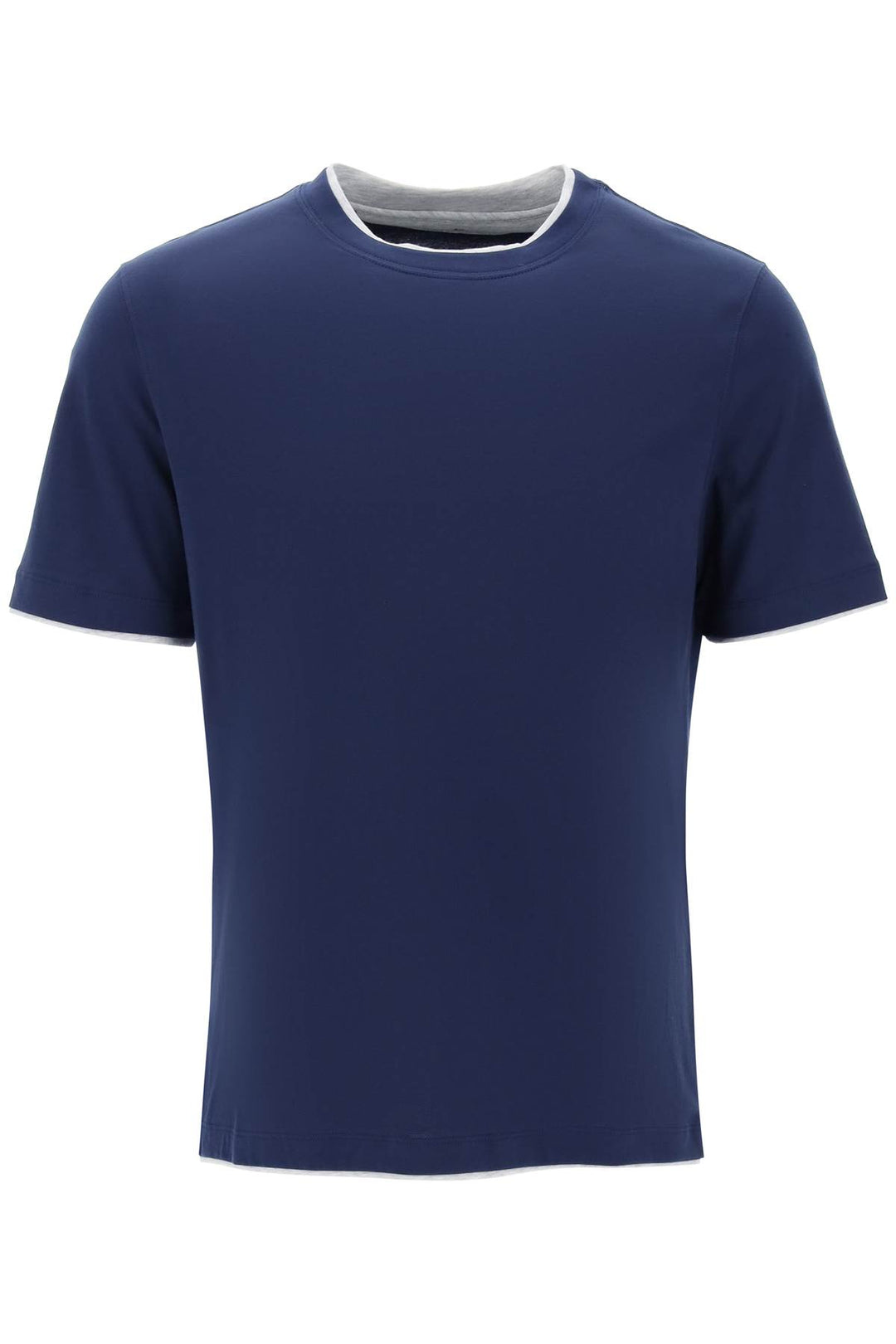 Layered Effect T Shirt - Brunello Cucinelli - Men