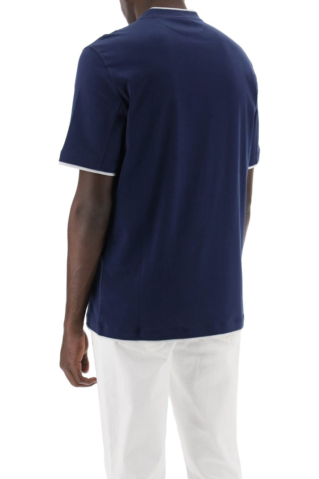 Layered Effect T Shirt - Brunello Cucinelli - Men