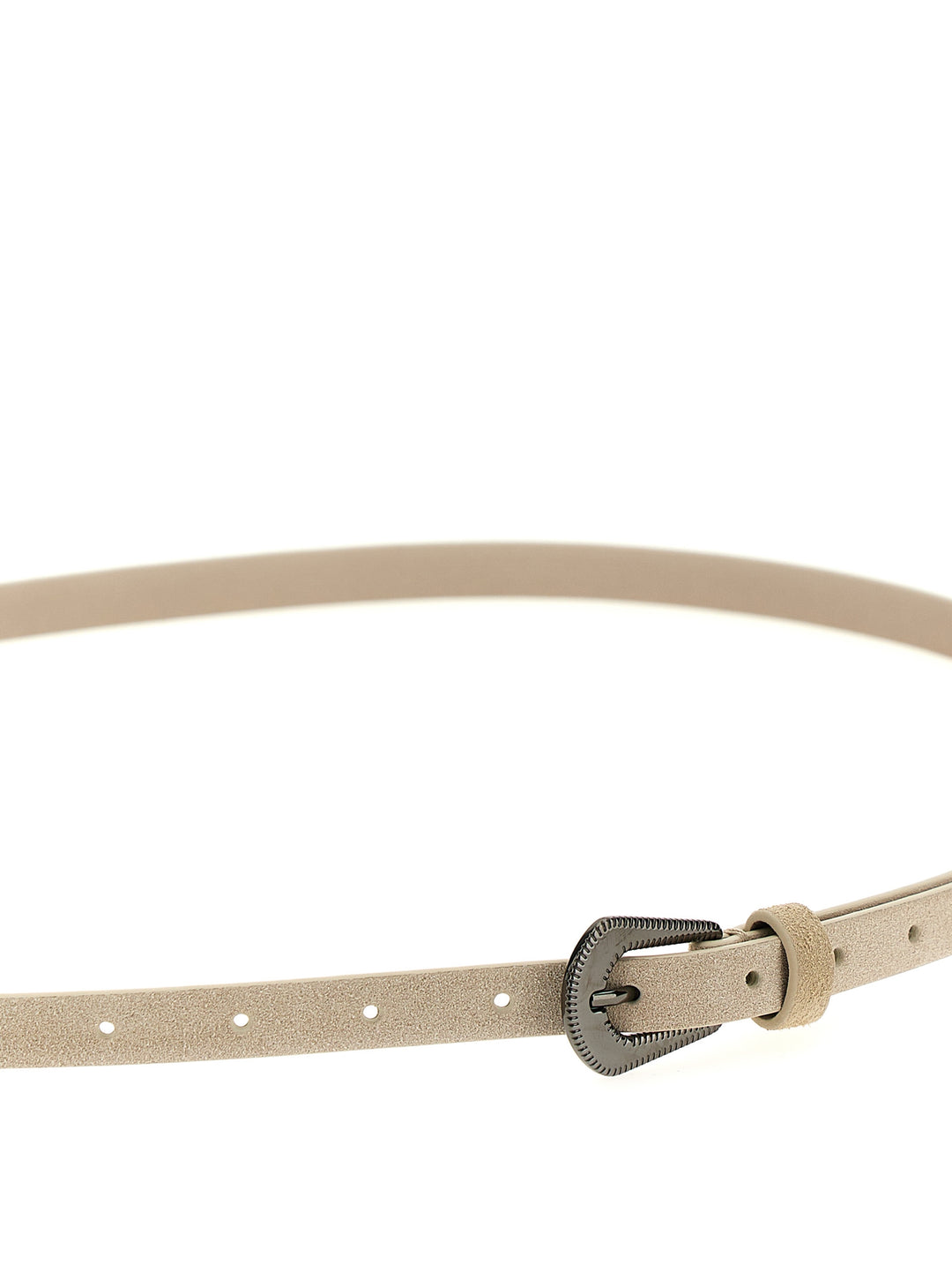 Suede Belt Belts White