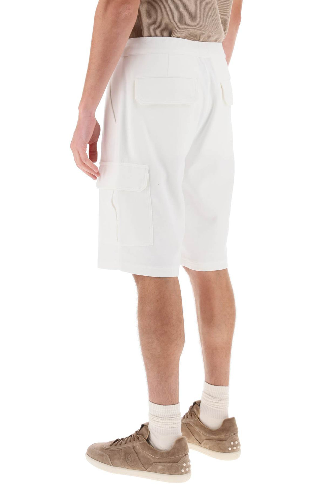 Cargo Shorts In Jersey - Brunello Cucinelli - Men