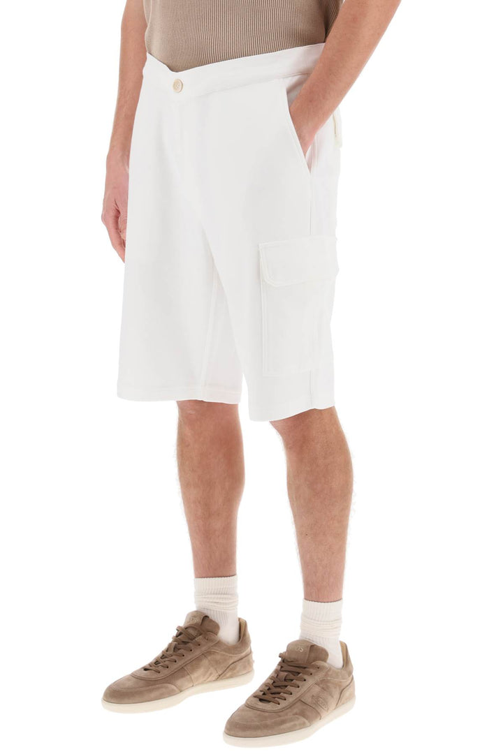 Cargo Shorts In Jersey - Brunello Cucinelli - Men