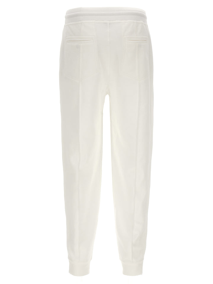 Jersey Joggers Pants White