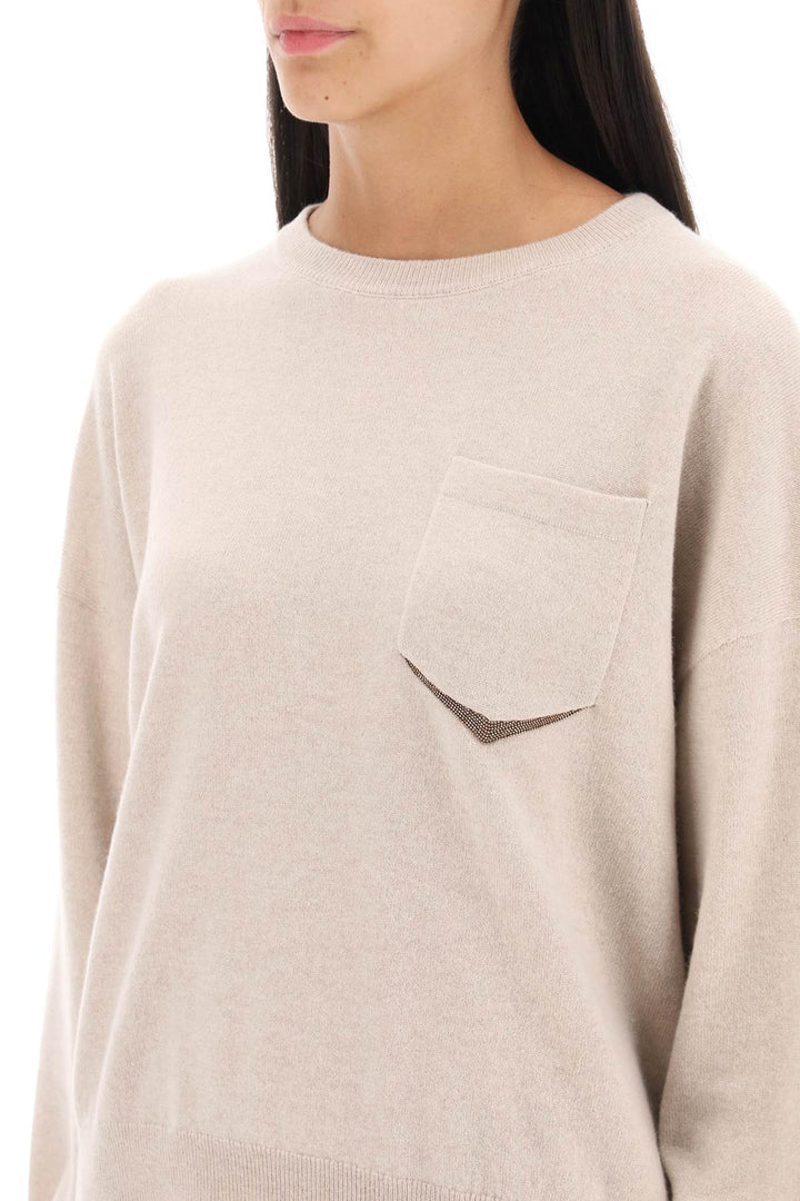 Cashmere Boxy Sweater - Brunello Cucinelli - Women