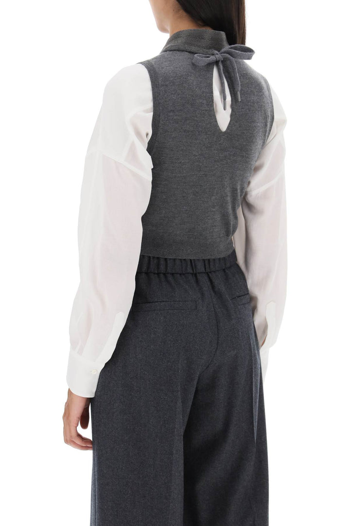 Cashmere And Silk Vest - Brunello Cucinelli - Women