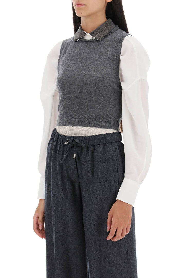 Cashmere And Silk Vest - Brunello Cucinelli - Women