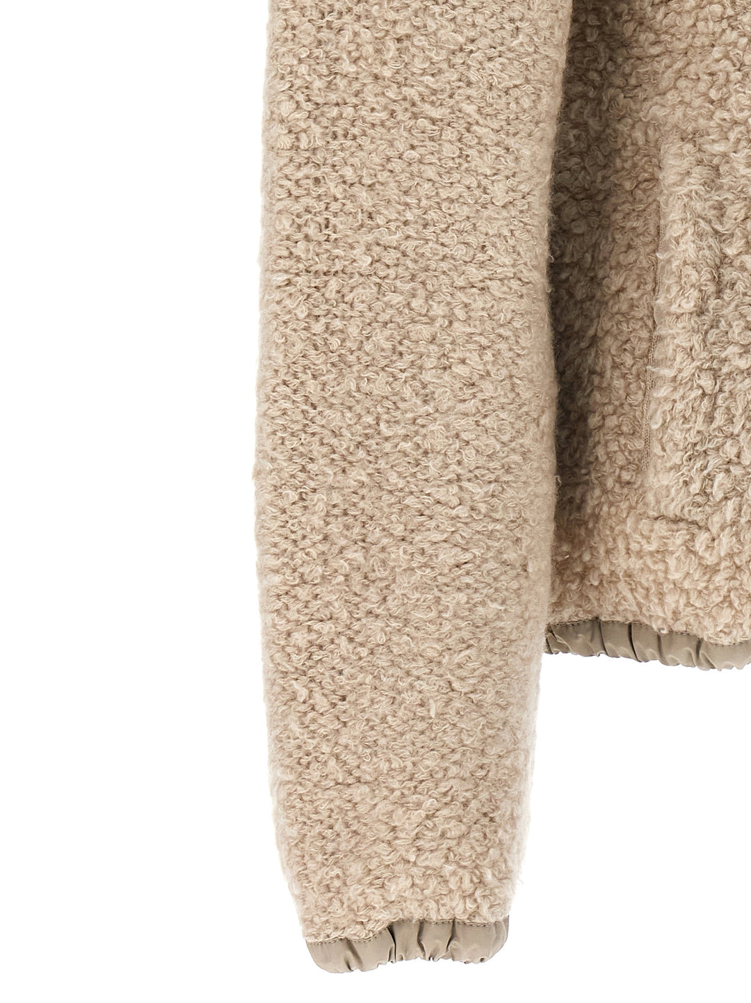 Teddy Cardigan Sweater, Cardigans Beige