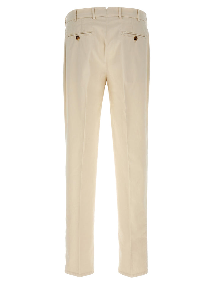 Cotton Trousers Pants White