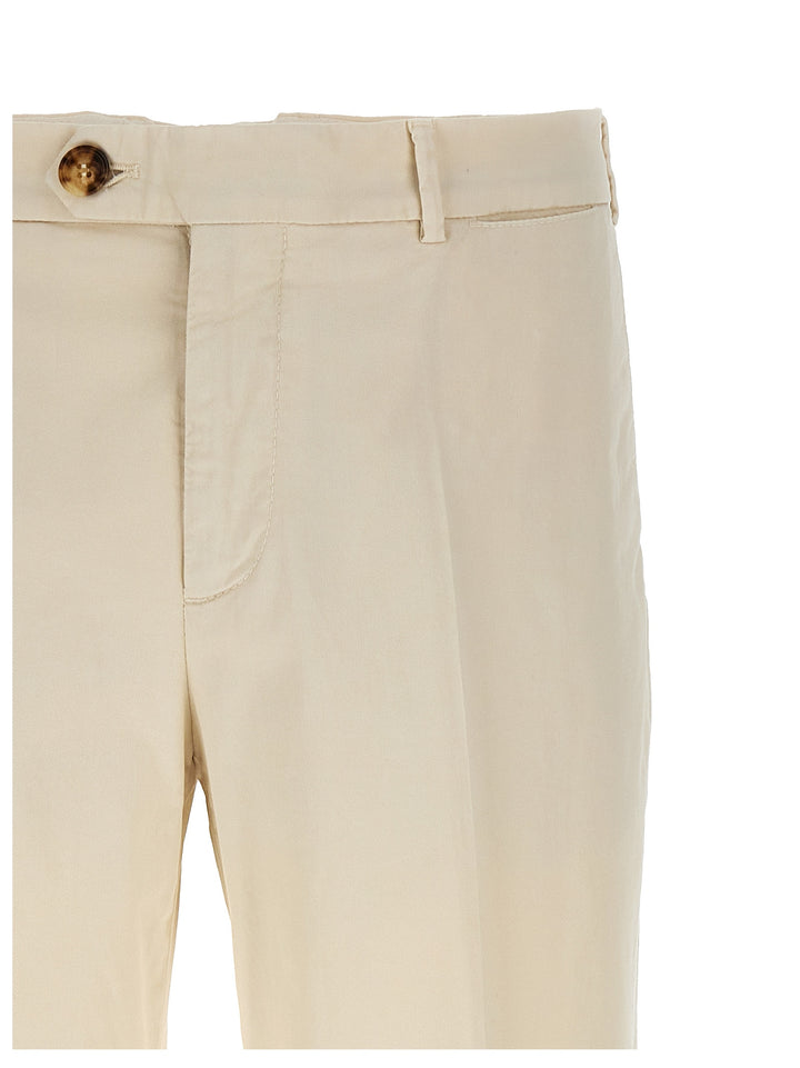 Cotton Trousers Pants White