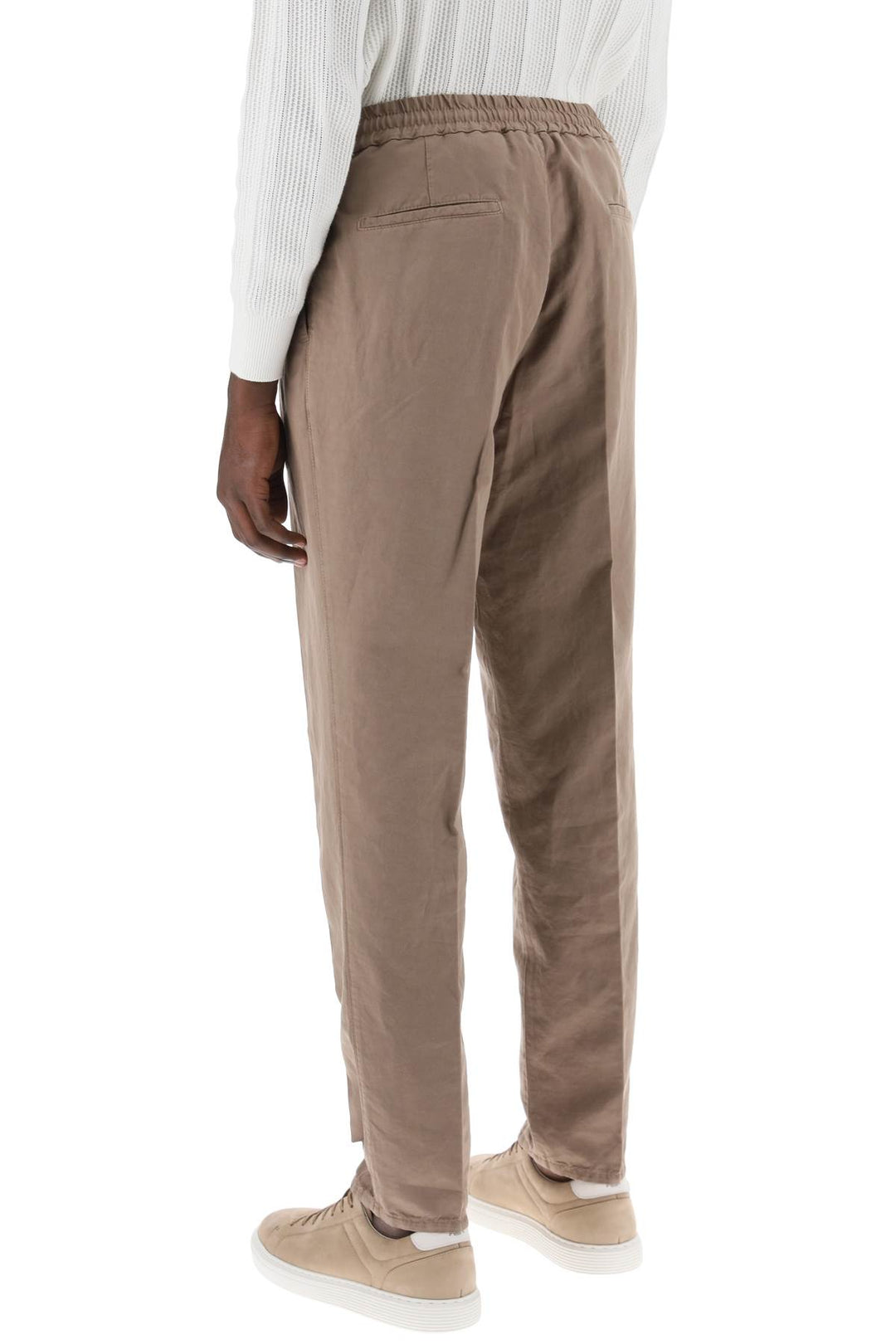 Linen And Cotton Pants - Brunello Cucinelli - Men