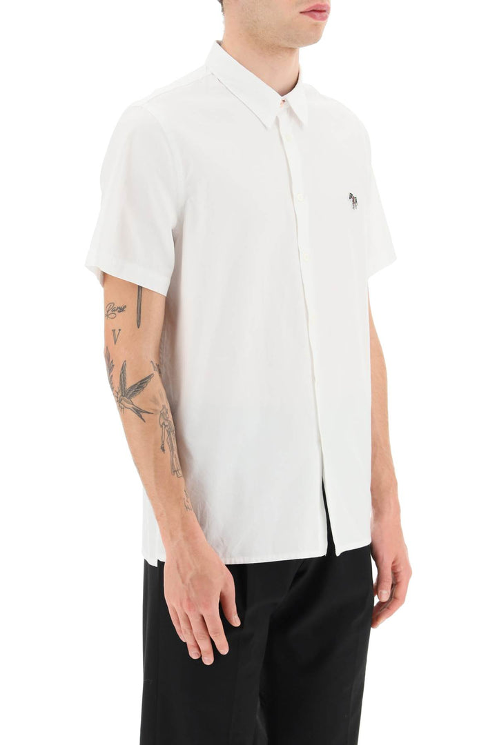 Short Sleeve Shirt In Organic Cotton - Ps Paul Smith - Men