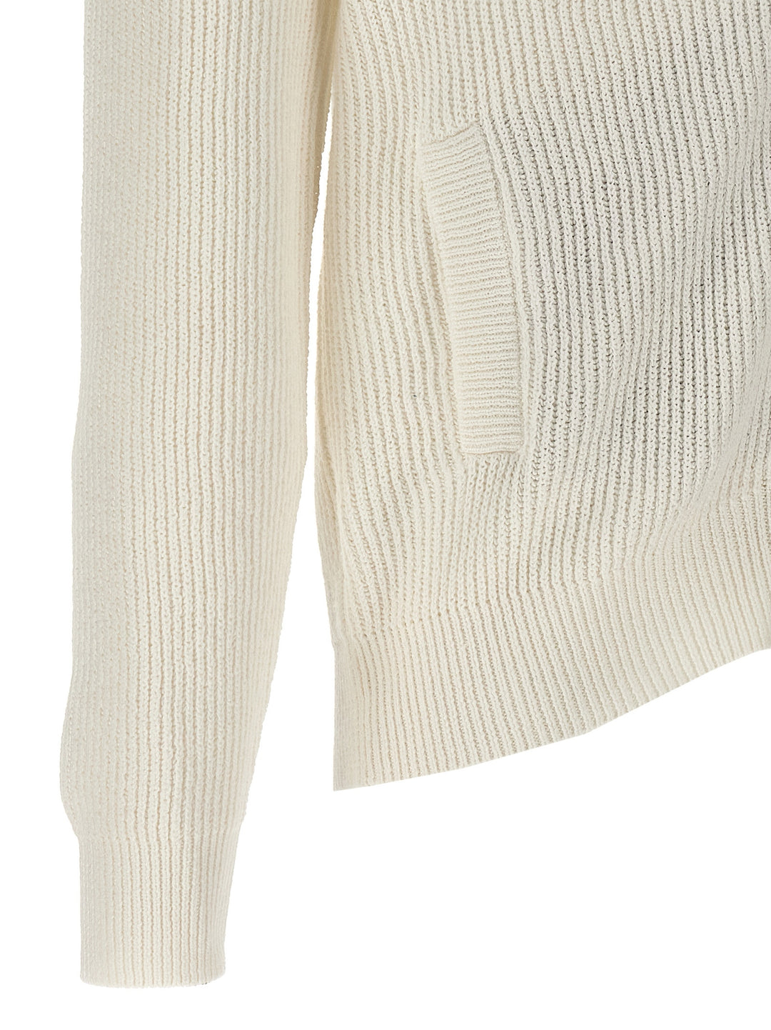 Zip Sweater Sweater, Cardigans White