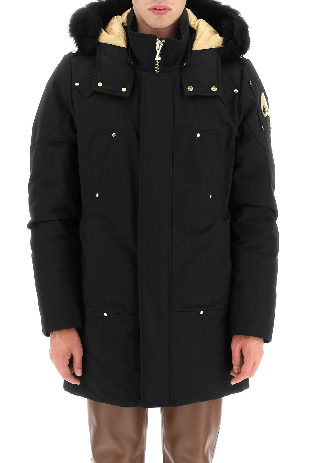 Gold Stirling Neoshear Parka With Shearling Trimming - Moose Knuckles - Men