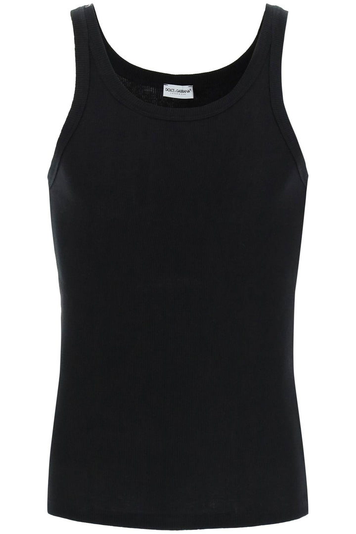 Cotton Tank Top - Dolce & Gabbana - Men