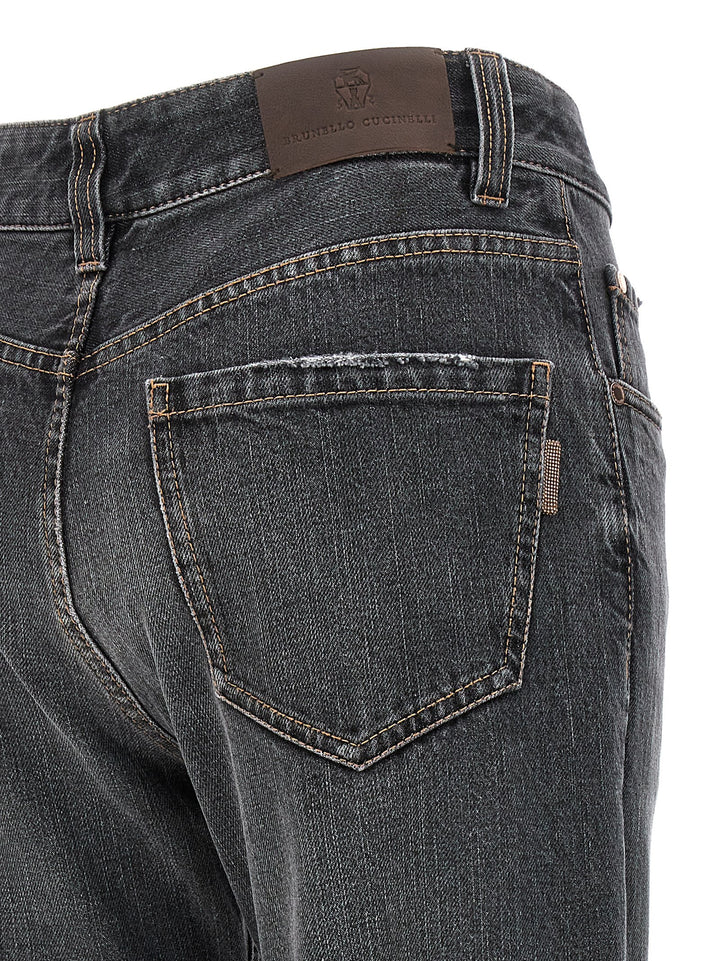 The Retro Vintage Jeans Gray