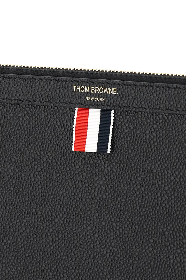 Leather Medium Document Holder Pouch - Thom Browne - Men