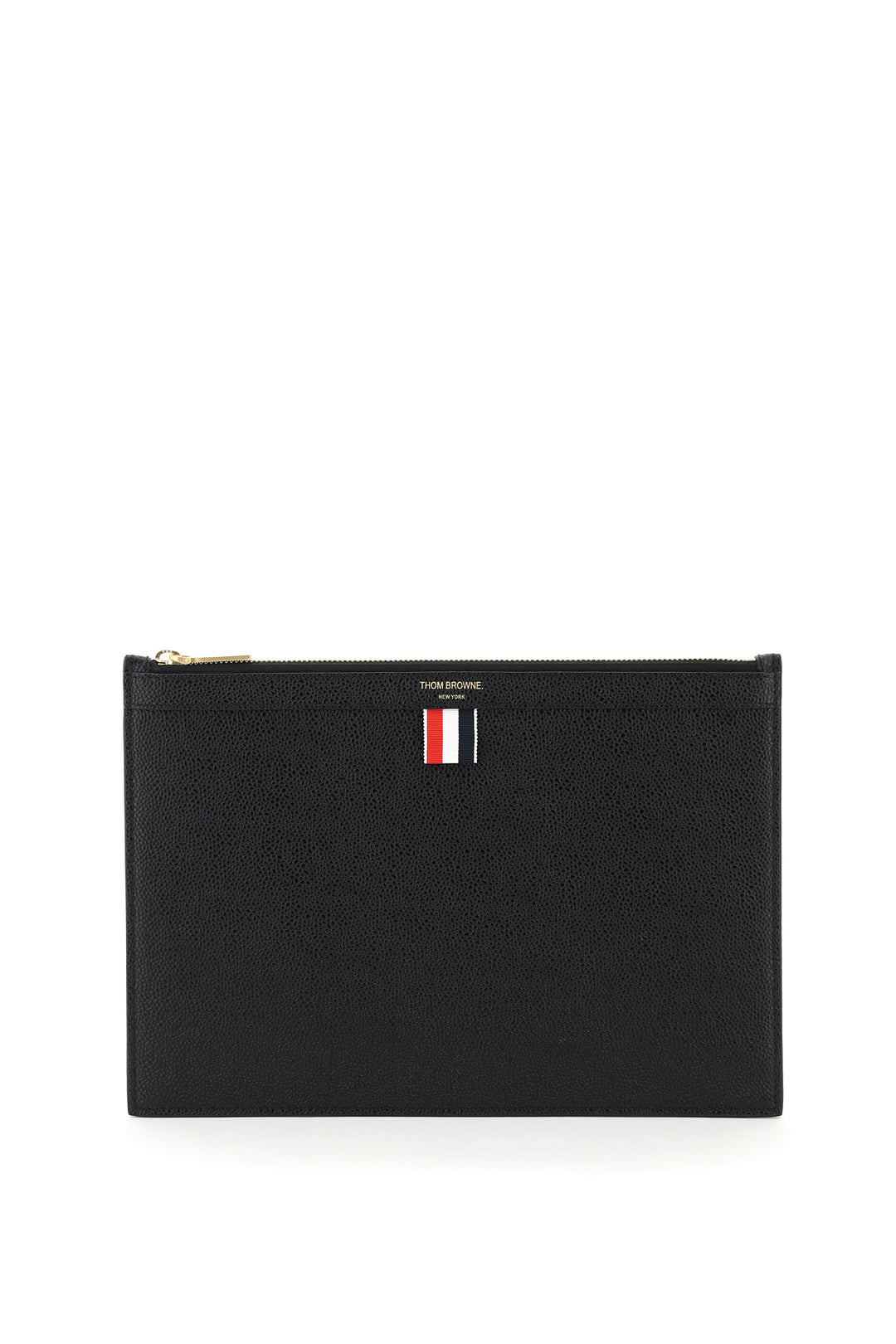 Leather Medium Document Holder Pouch - Thom Browne - Men