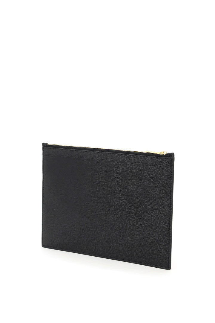 Leather Medium Document Holder Pouch - Thom Browne - Men