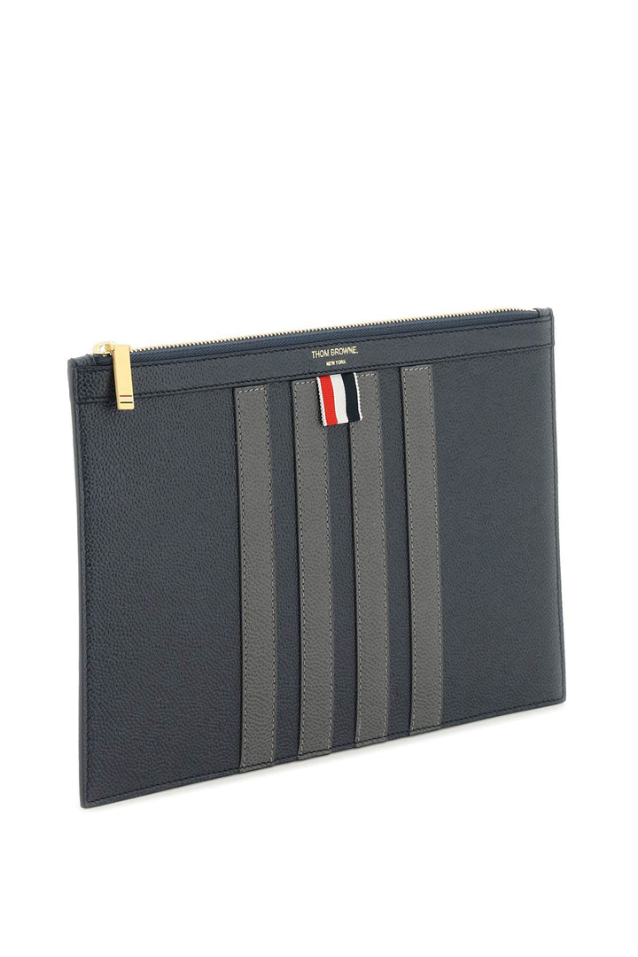 '4 Bar' Pouch - Thom Browne - Men