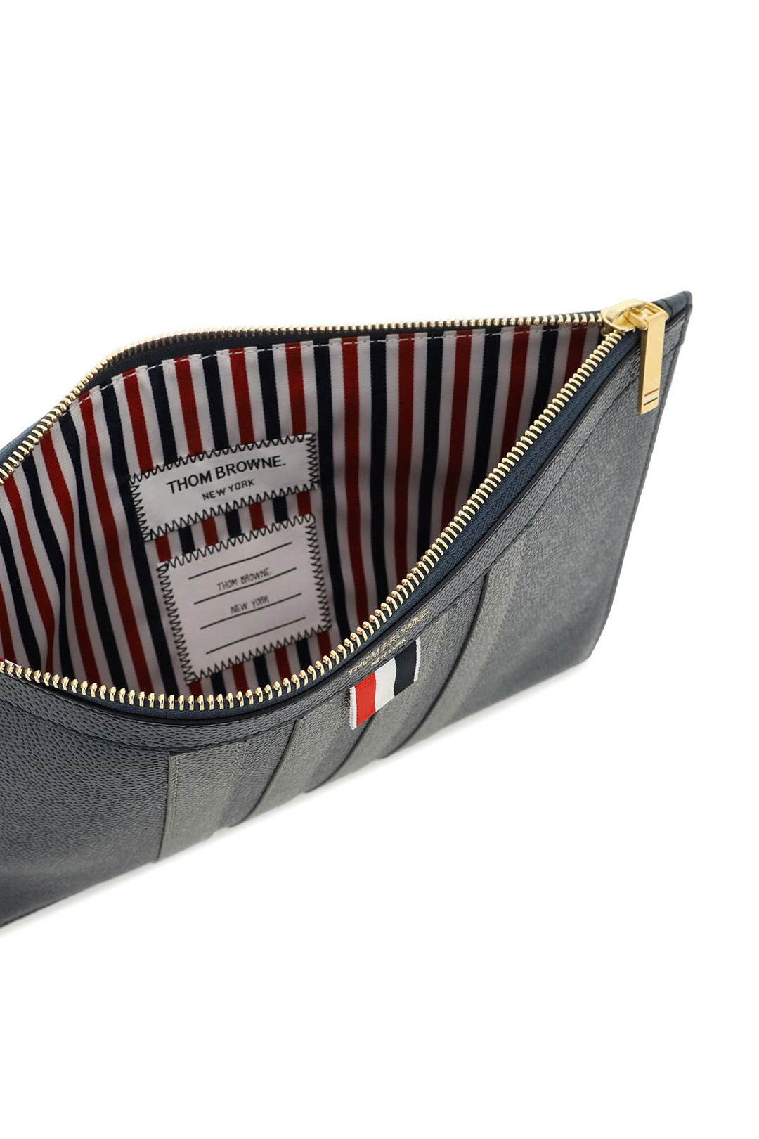 '4 Bar' Pouch - Thom Browne - Men