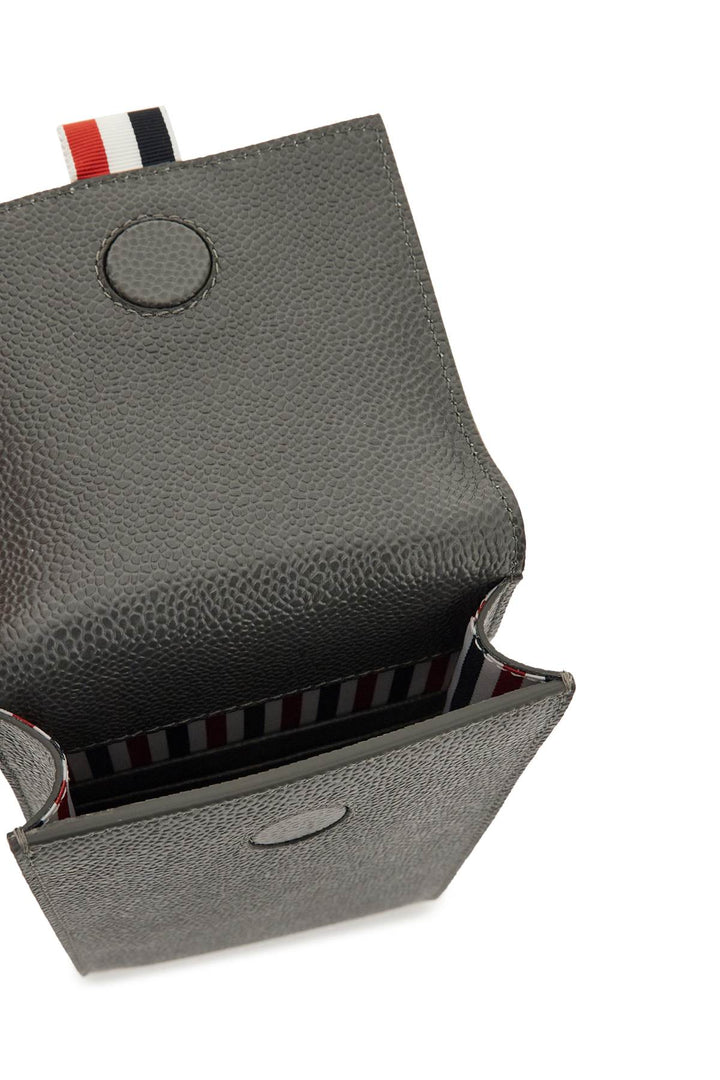 Leather Crossbody Phone Holder - Thom Browne - Men