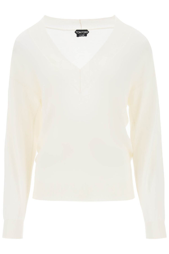 Sweater In Cashmere And Silk - Tom Ford - Women