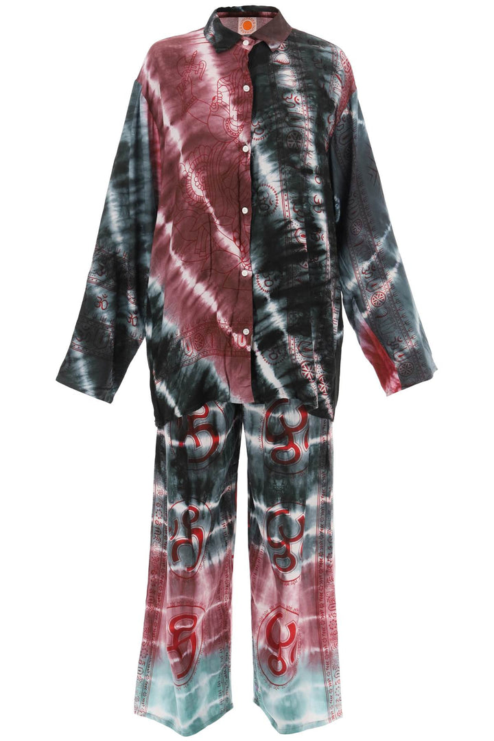 'Mantra' Cotton Shirt And Pants Set - Sun Chasers - Women