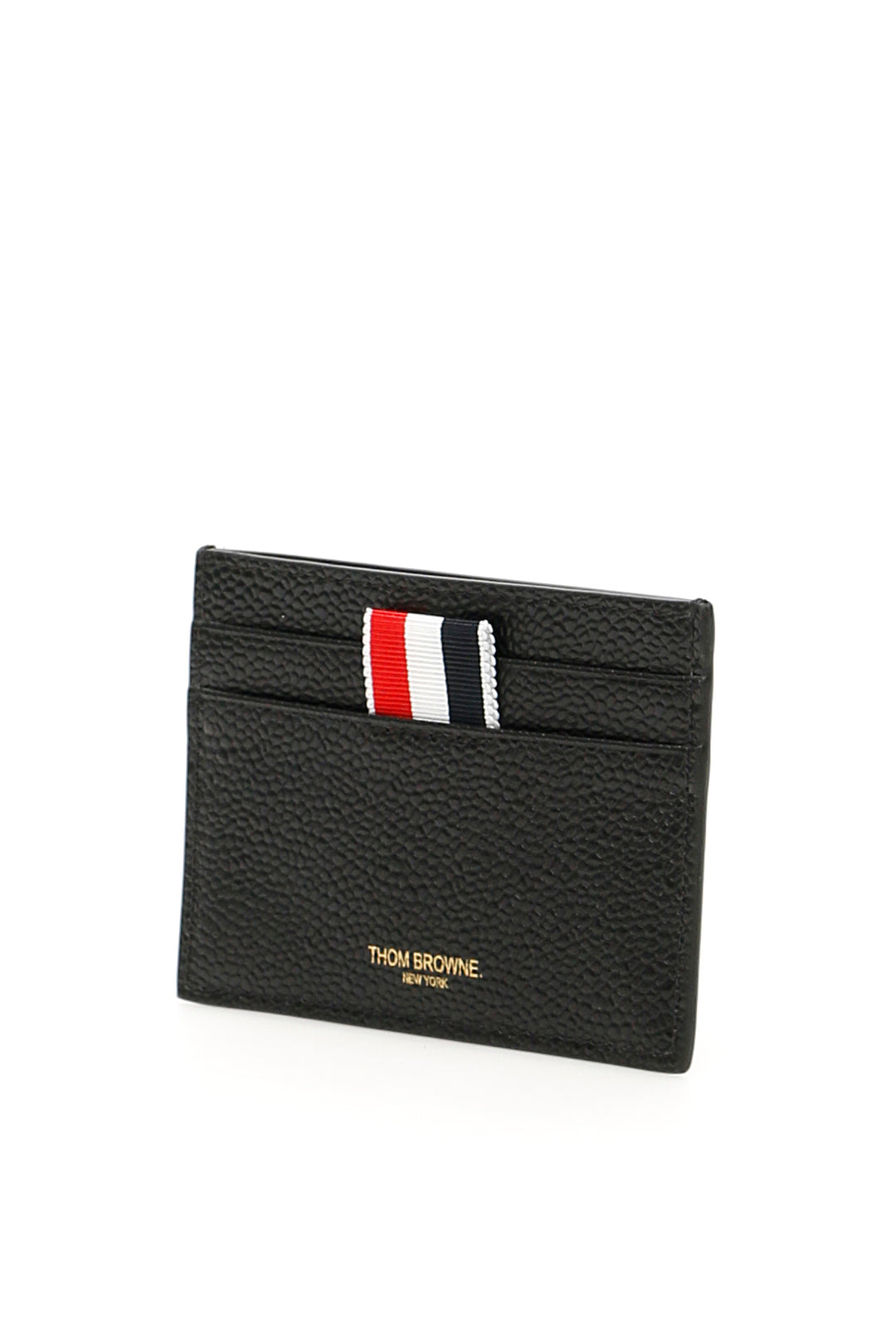 Grained Leather Cardholder - Thom Browne - Men