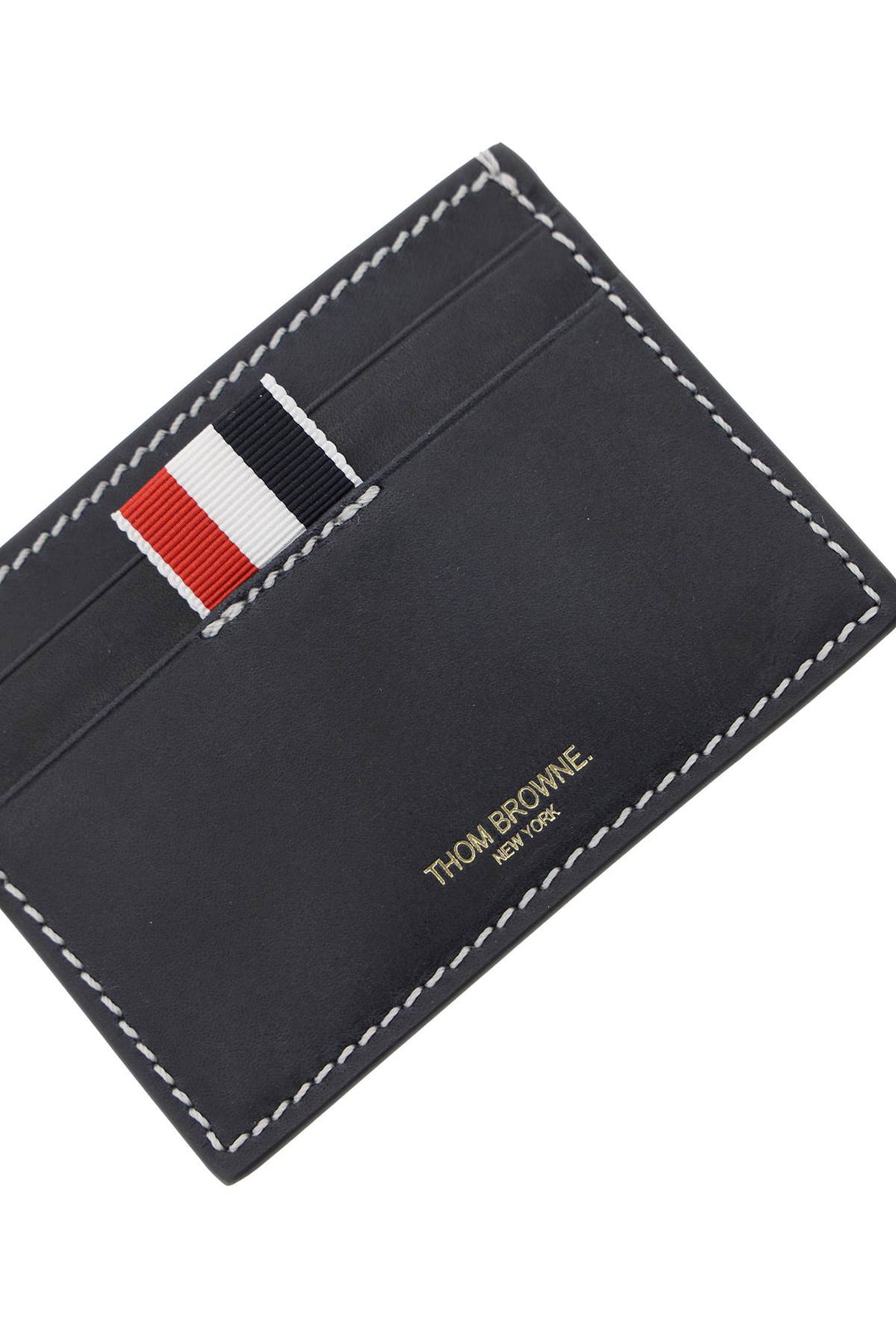 Smooth Leather Card Holder - Thom Browne - Men