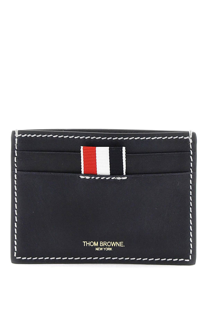 Smooth Leather Card Holder - Thom Browne - Men