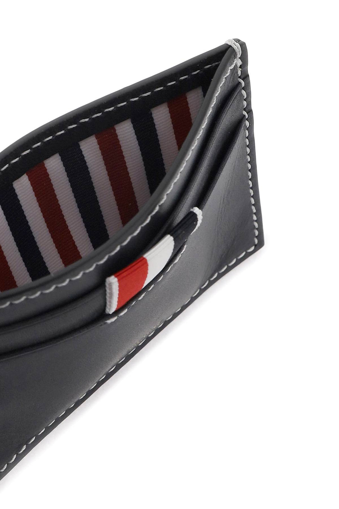 Smooth Leather Card Holder - Thom Browne - Men