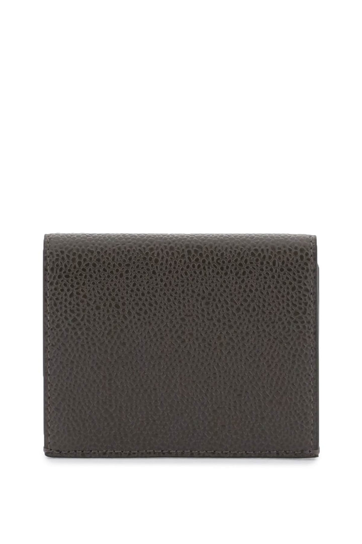 Grained Leather Bi Fold Card Holder - Thom Browne - Men