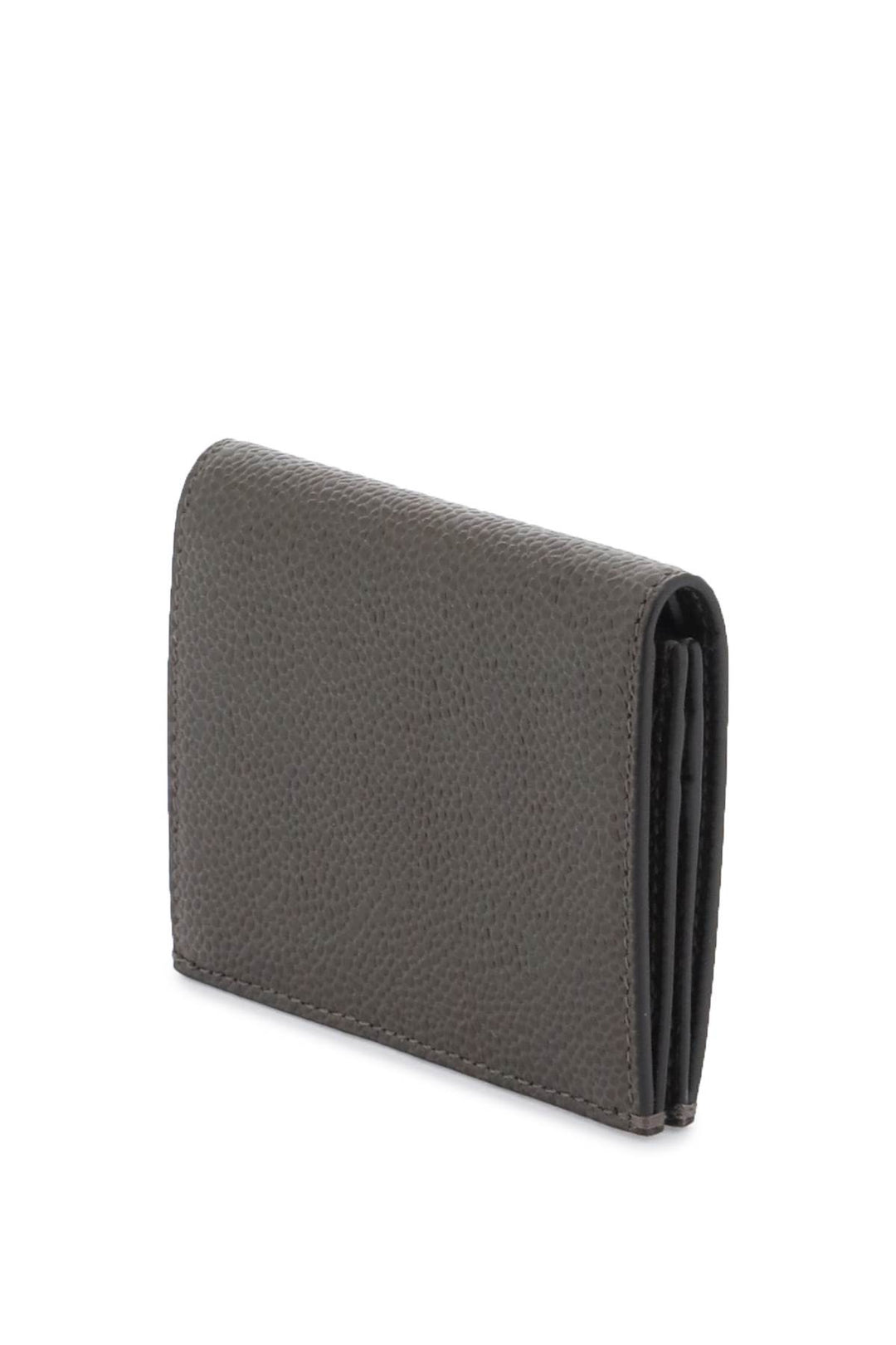 Grained Leather Bi Fold Card Holder - Thom Browne - Men