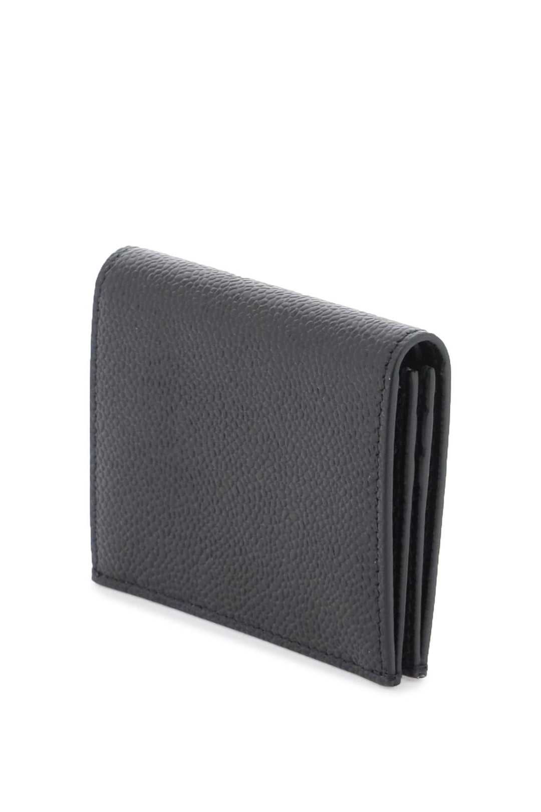 Grained Leather Bi Fold Card Holder - Thom Browne - Men