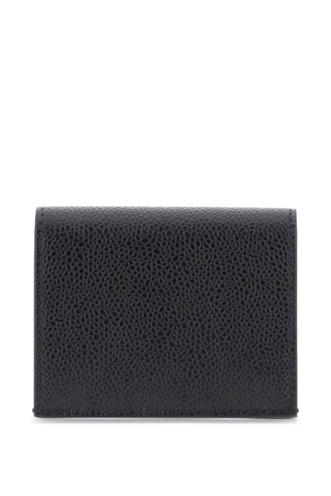 Grained Leather Bi Fold Card Holder - Thom Browne - Men