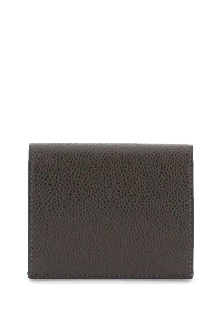 Grained Leather Bi Fold Card Holder - Thom Browne - Men