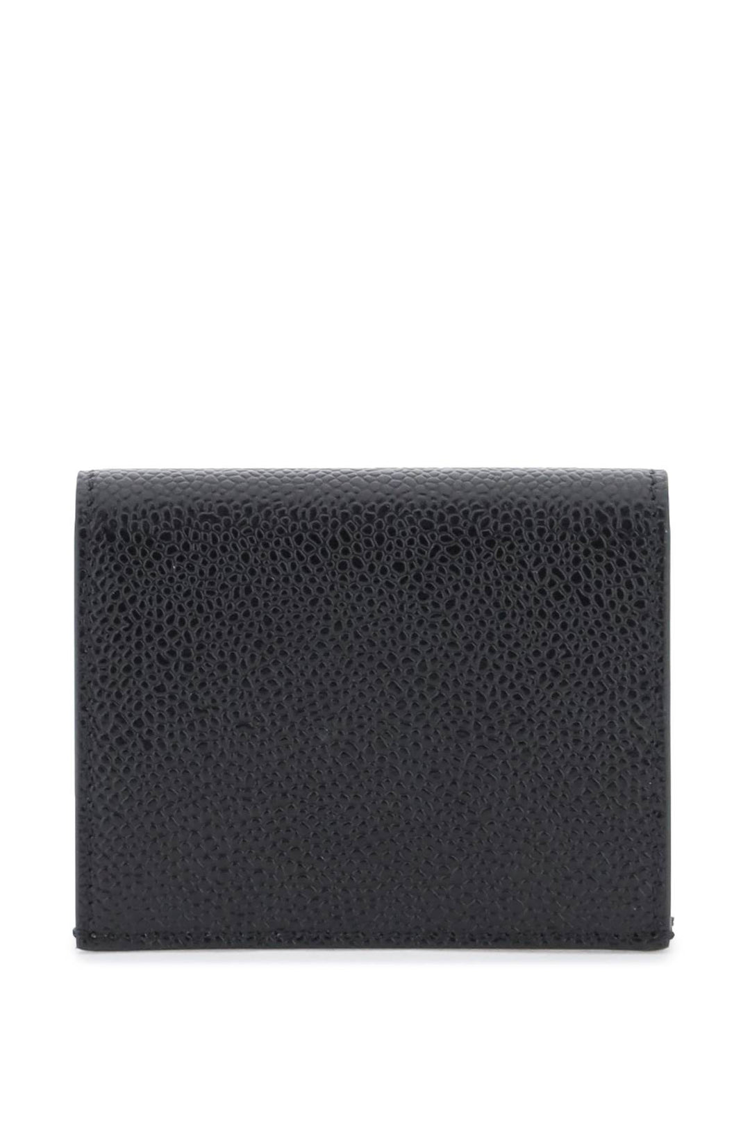 Grained Leather Bi Fold Card Holder - Thom Browne - Men