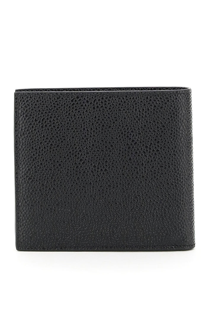 Pebble Grain Leather Bi Fold Wallet - Thom Browne - Men