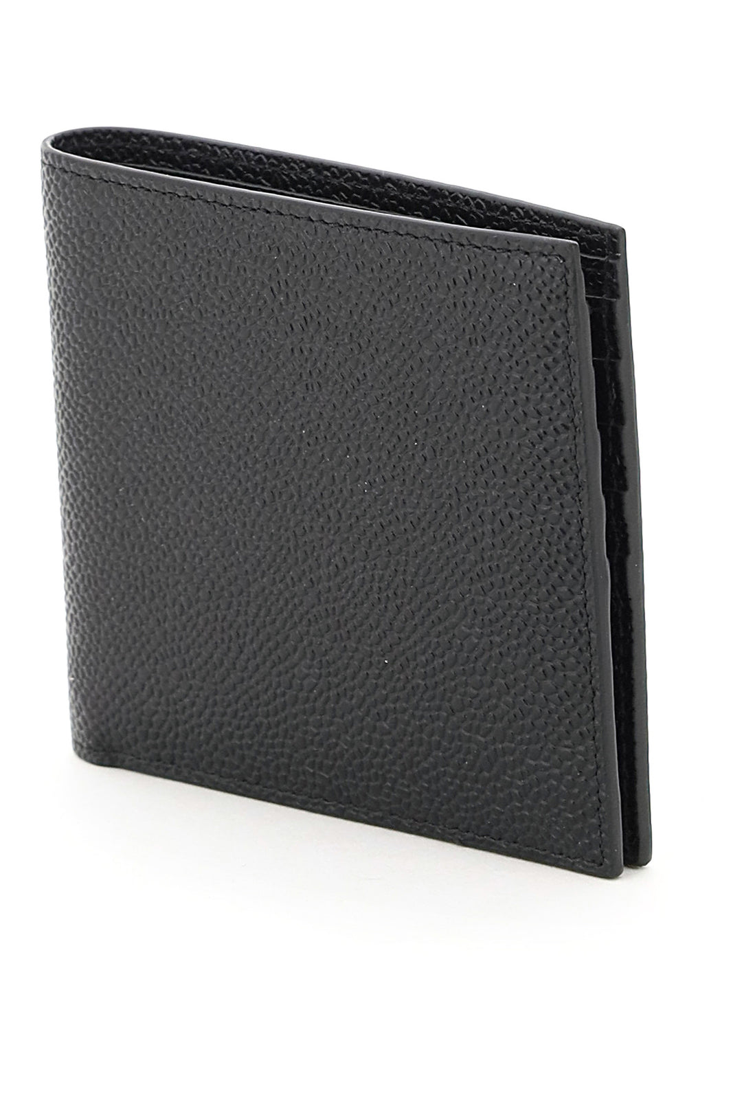 Pebble Grain Leather Bi Fold Wallet - Thom Browne - Men