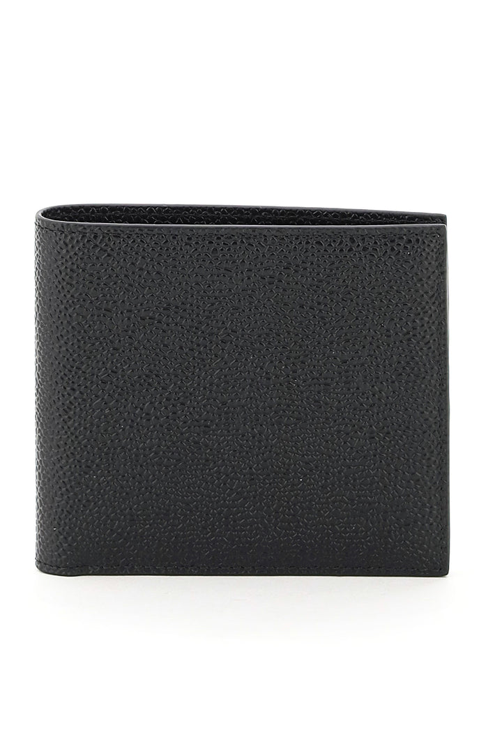 Pebble Grain Leather Bi Fold Wallet - Thom Browne - Men