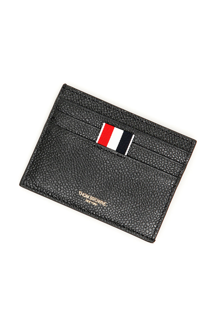 Pebble Leather Card Holder - Thom Browne - Men