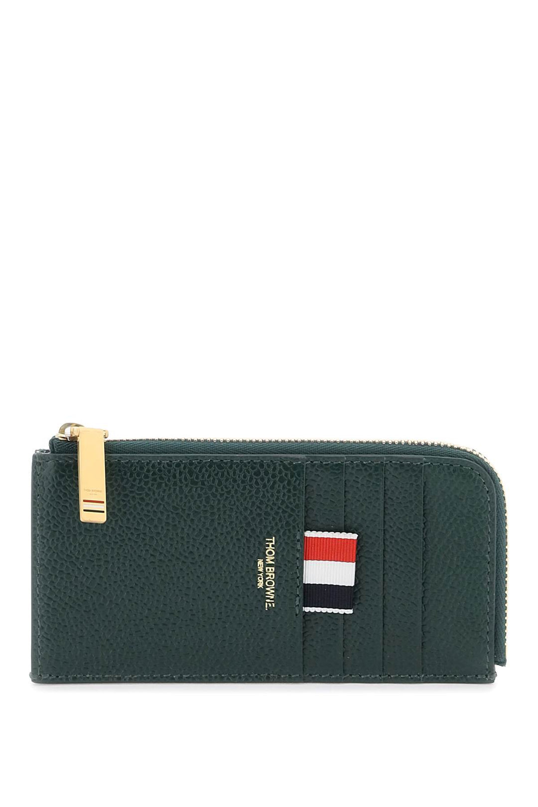 Grain Leather Cardholder - Thom Browne - Men