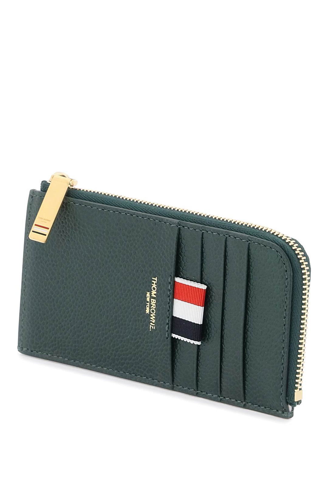 Grain Leather Cardholder - Thom Browne - Men