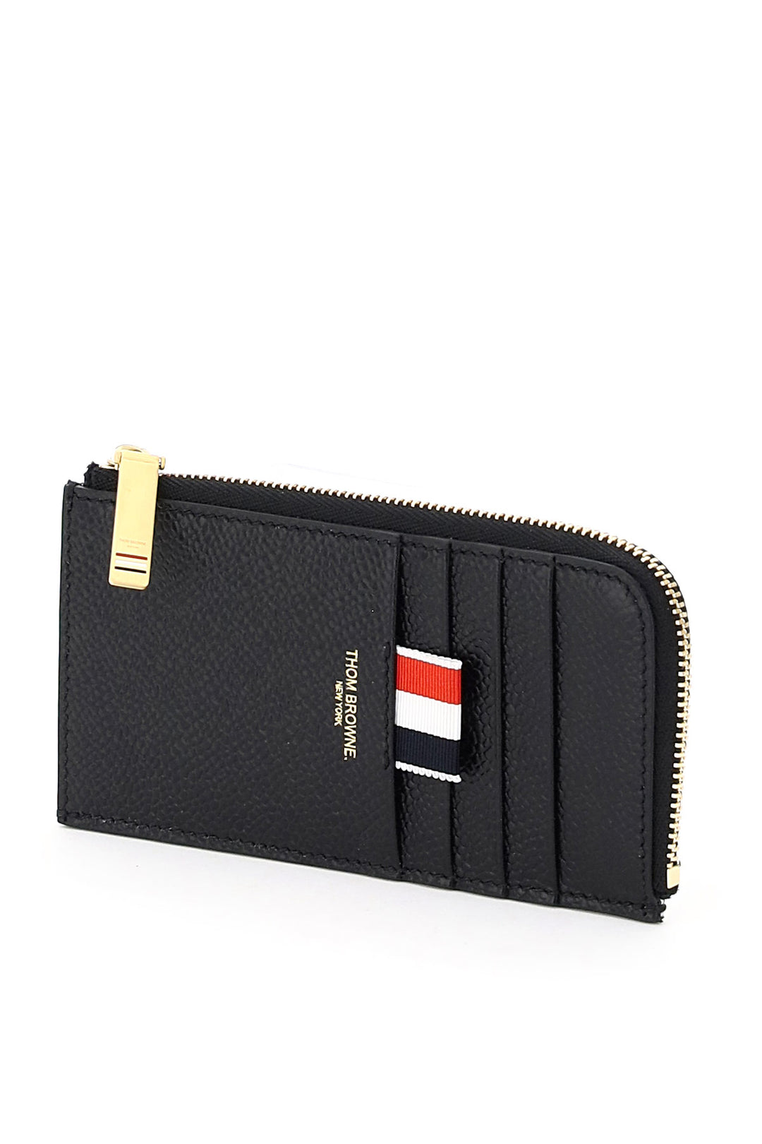 Grain Leather Cardholder - Thom Browne - Men