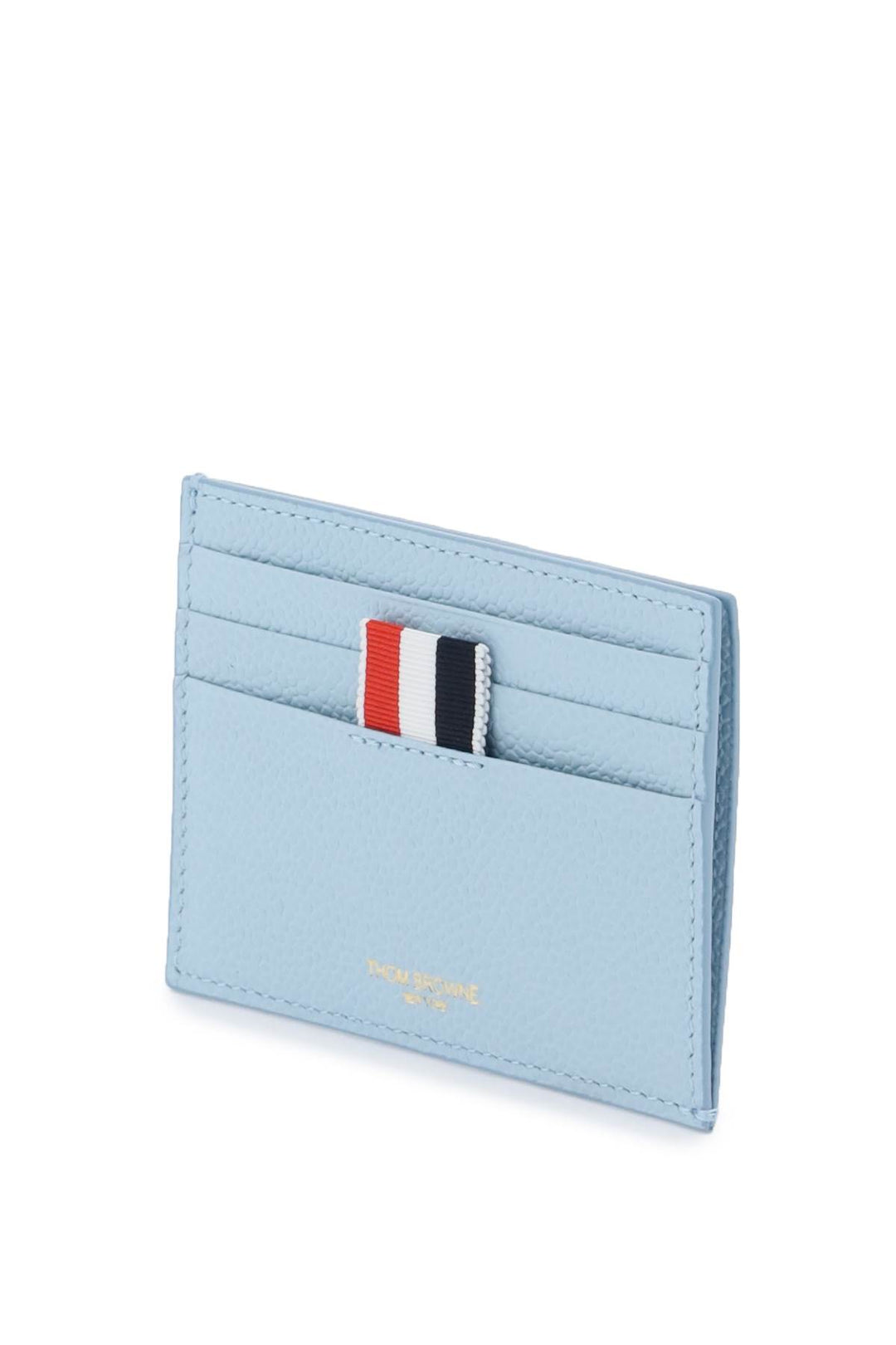 4 Bar Leather Card Holder - Thom Browne - Men