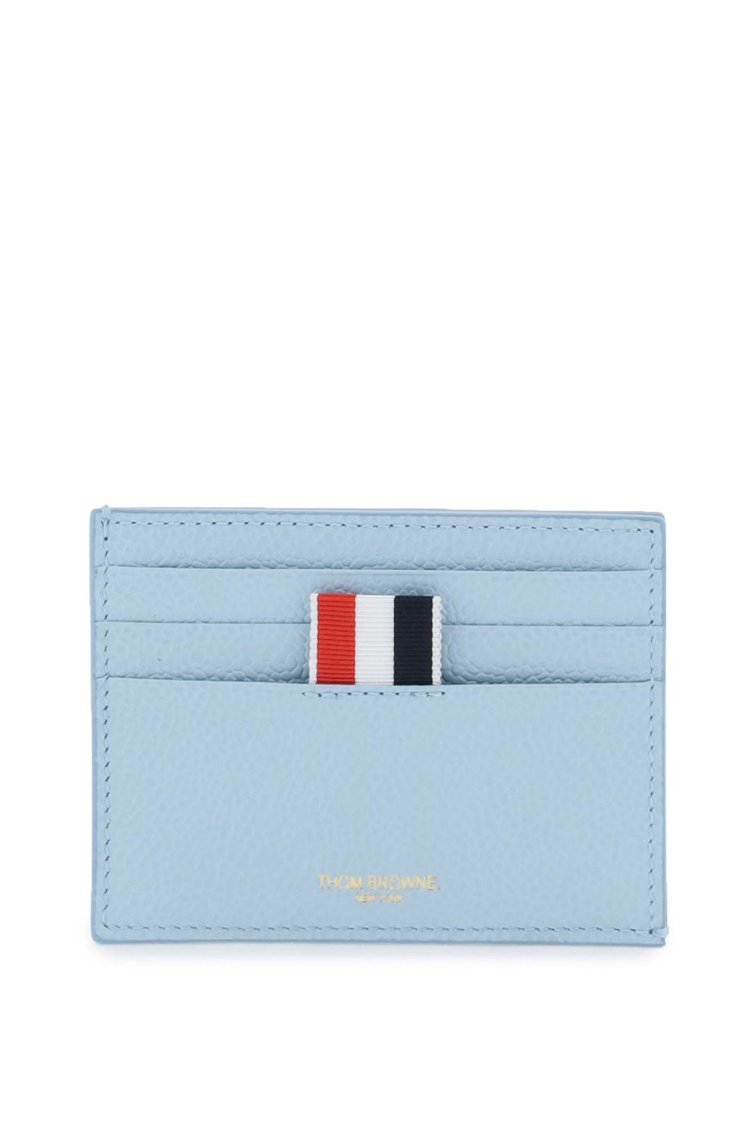 4 Bar Leather Card Holder - Thom Browne - Men